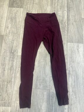 PINK Victoria's Secret Deep Burgundy High-Waist Leggings